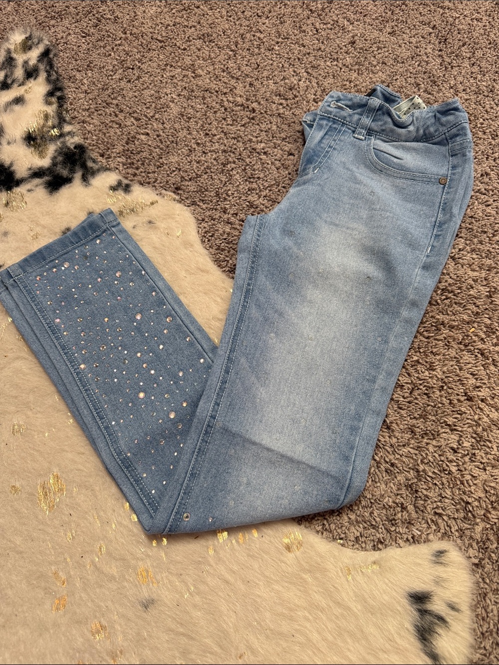 Kidpik bedazzled jeans
